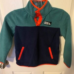 Eddie Bauer Kids Teal and Orange Fleece